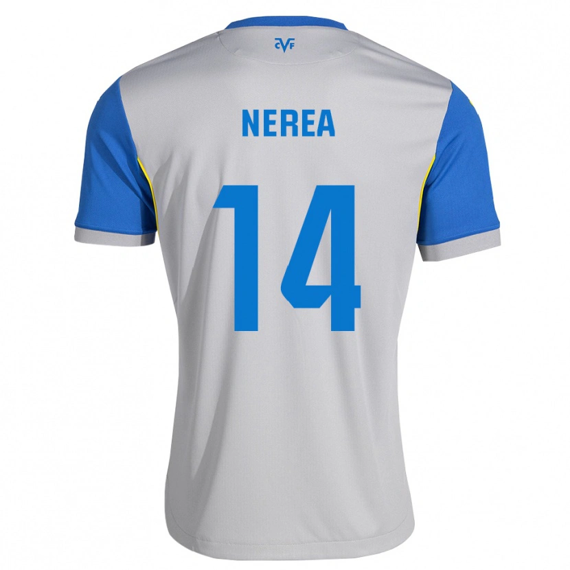 Danxen Herren Nerea Pérez #14 Dodgerblau Grau Auswärtstrikot Trikot 2026/27 T-Shirt Schweiz