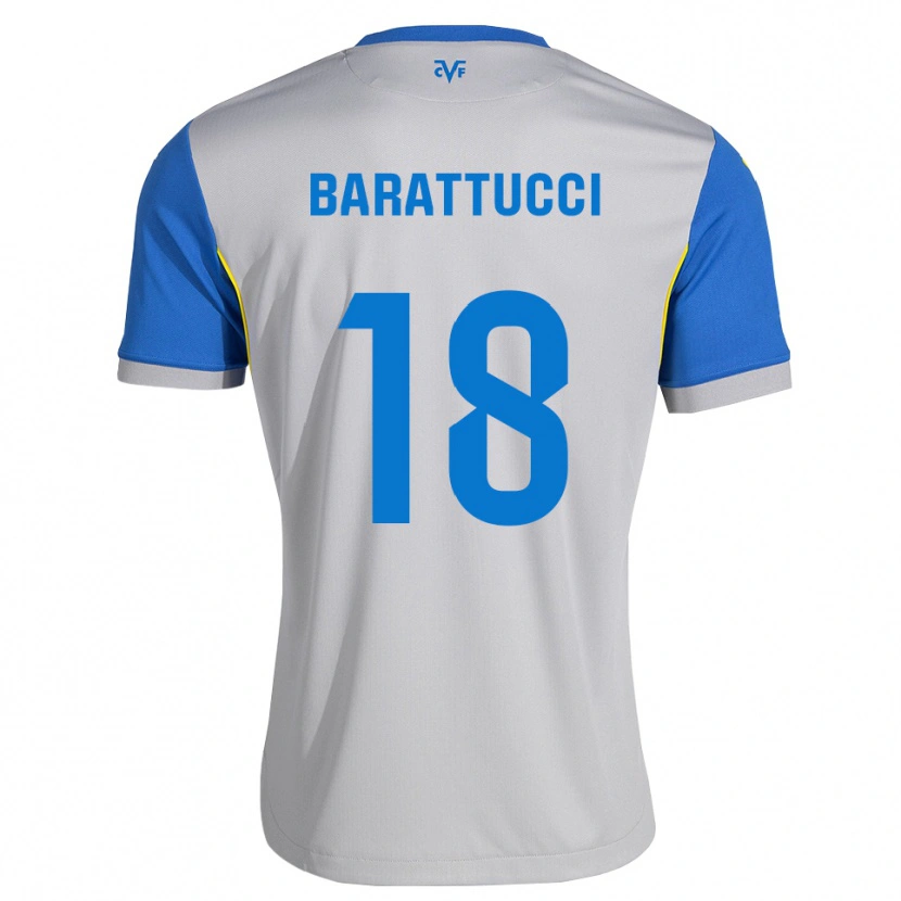 Danxen Herren Nico Barattucci #18 Dodgerblau Grau Auswärtstrikot Trikot 2026/27 T-Shirt Schweiz