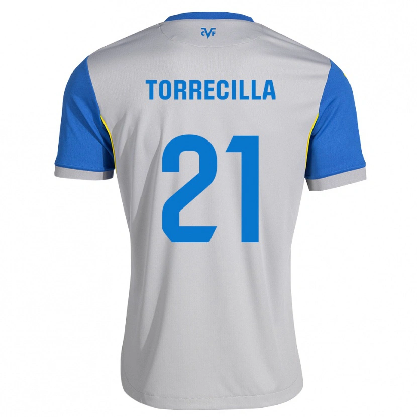 Danxen Herren Virginia Torrecilla #21 Dodgerblau Grau Auswärtstrikot Trikot 2026/27 T-Shirt Schweiz