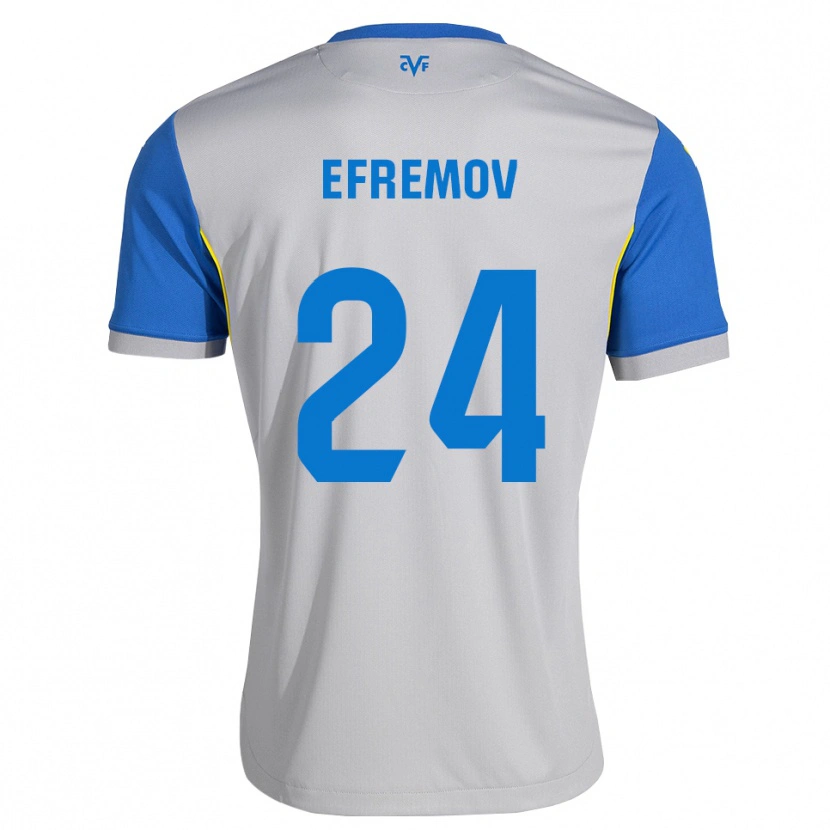 Danxen Herren Anton Efremov #24 Dodgerblau Grau Auswärtstrikot Trikot 2026/27 T-Shirt Schweiz