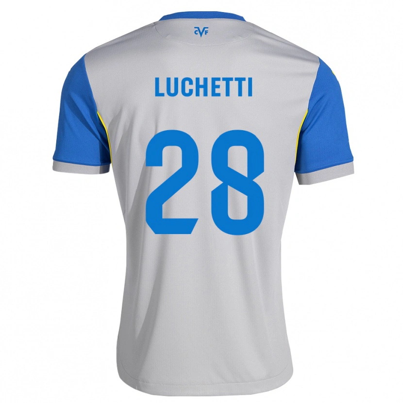 Danxen Herren Danilo Luchetti #28 Dodgerblau Grau Auswärtstrikot Trikot 2026/27 T-Shirt Schweiz