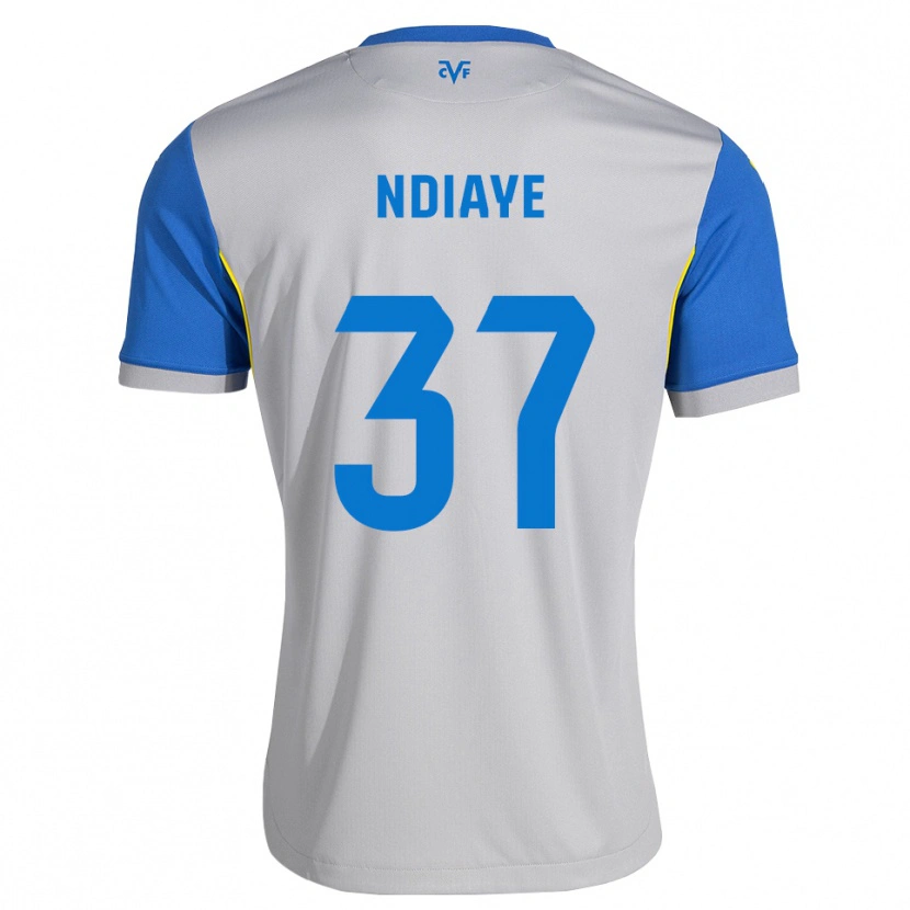 Danxen Herren Serigne Ndiaye #37 Dodgerblau Grau Auswärtstrikot Trikot 2026/27 T-Shirt Schweiz