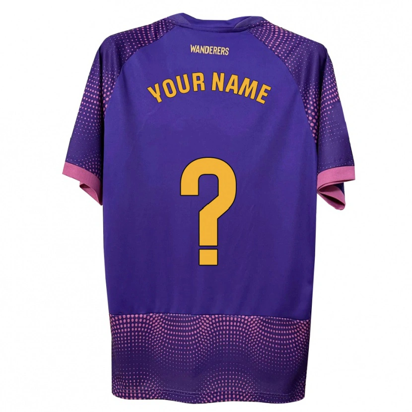 Danxen Herren Ihren Namen #0 Lila Weiß Rosa Auswärtstrikot Trikot 2026/27 T-Shirt Schweiz