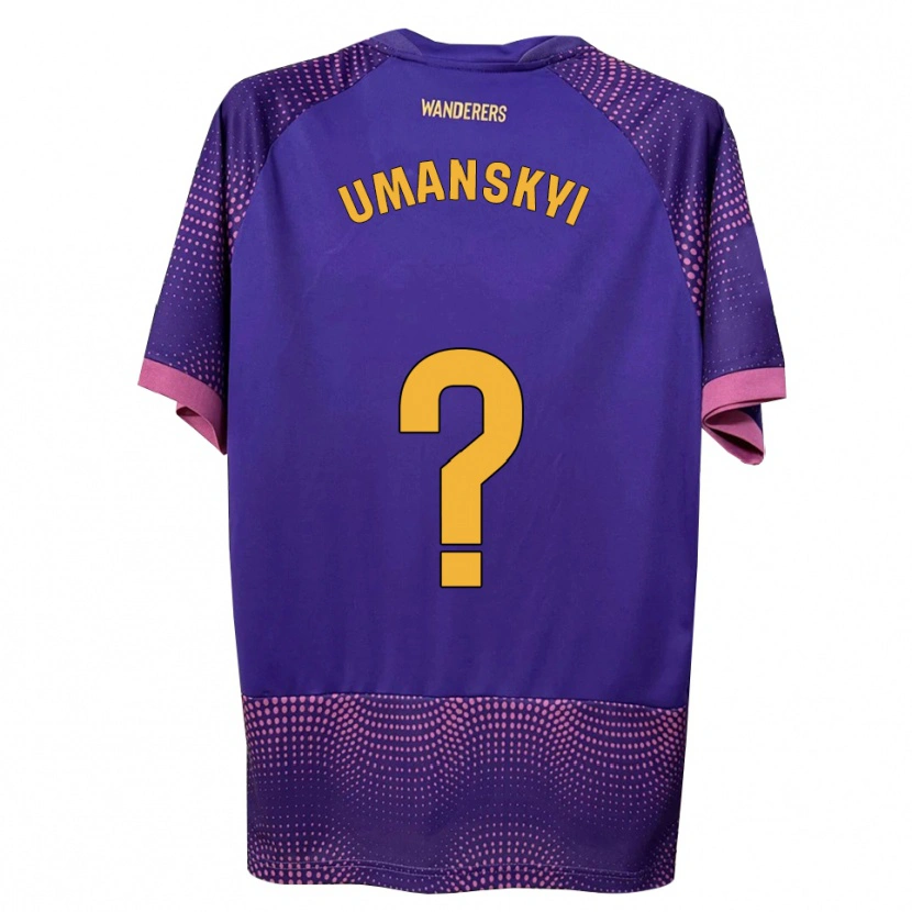 Danxen Herren Volodymyr Umanskyi #0 Lila Weiß Rosa Auswärtstrikot Trikot 2026/27 T-Shirt Schweiz