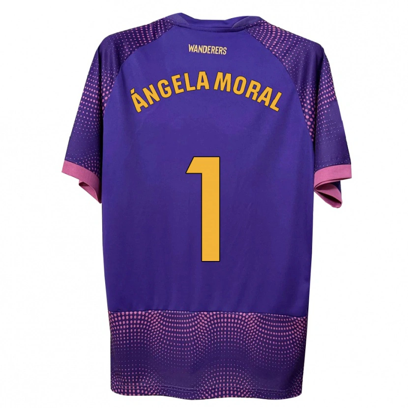 Danxen Herren Ángela Moral Ferrer #1 Lila Weiß Rosa Auswärtstrikot Trikot 2026/27 T-Shirt Schweiz