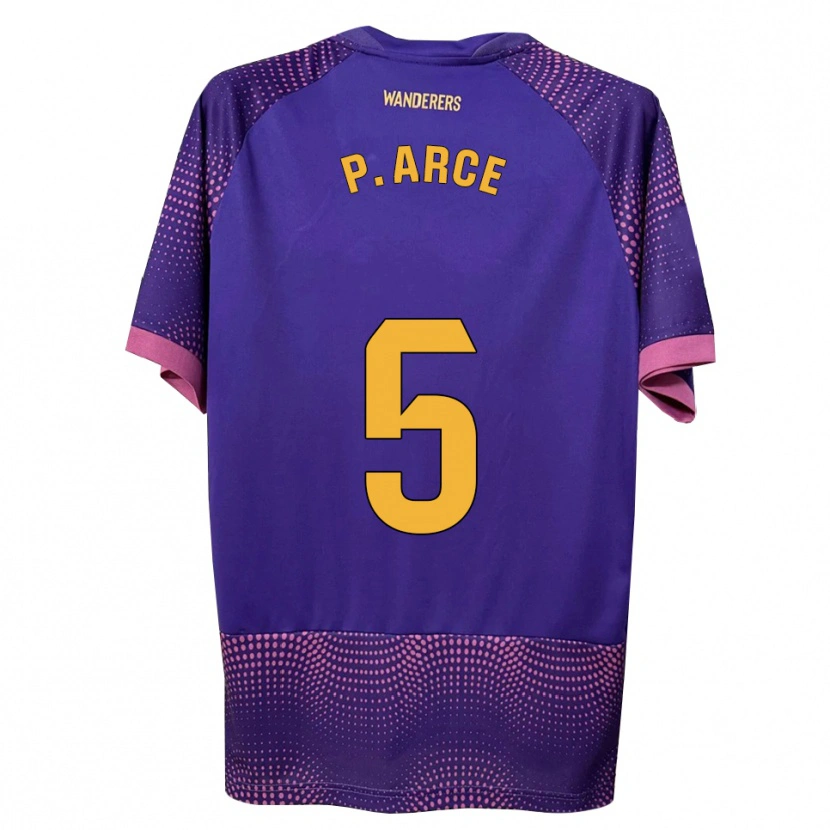 Danxen Herren Paula Arce Moreno #5 Lila Weiß Rosa Auswärtstrikot Trikot 2026/27 T-Shirt Schweiz