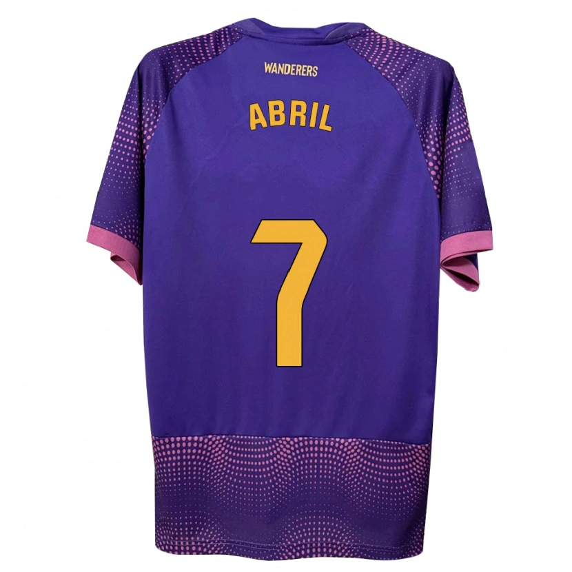 Danxen Herren Abril Pazos Amores #7 Lila Weiß Rosa Auswärtstrikot Trikot 2026/27 T-Shirt Schweiz