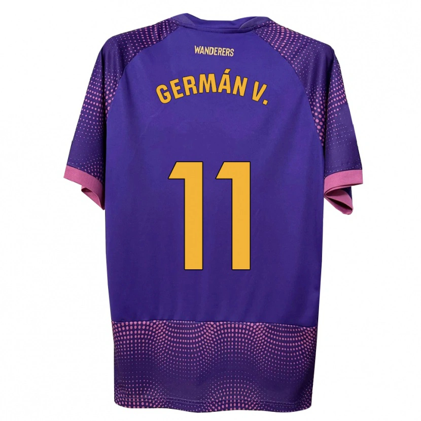 Danxen Herren Germán Valera #11 Lila Weiß Rosa Auswärtstrikot Trikot 2026/27 T-Shirt Schweiz