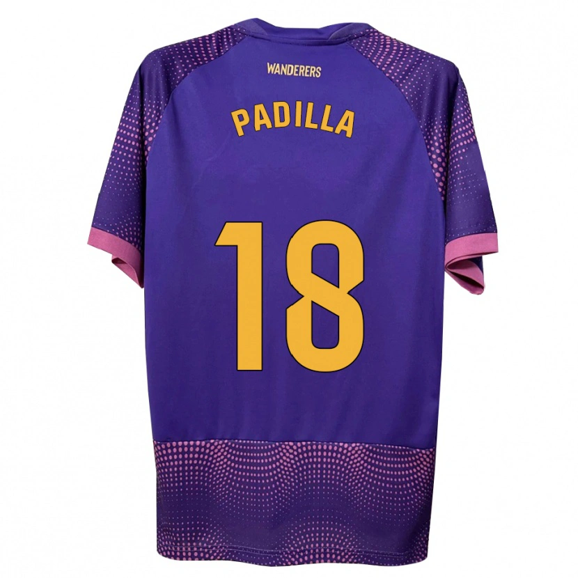 Danxen Herren Álvaro Padilla #18 Lila Weiß Rosa Auswärtstrikot Trikot 2026/27 T-Shirt Schweiz