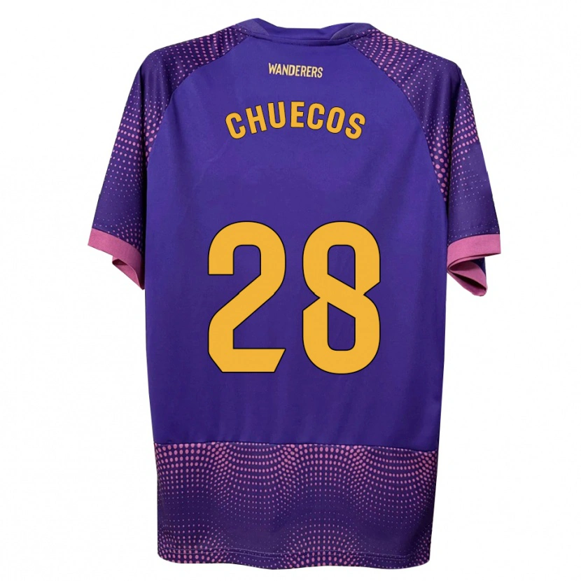 Danxen Herren Dani Chuecos #28 Lila Weiß Rosa Auswärtstrikot Trikot 2026/27 T-Shirt Schweiz