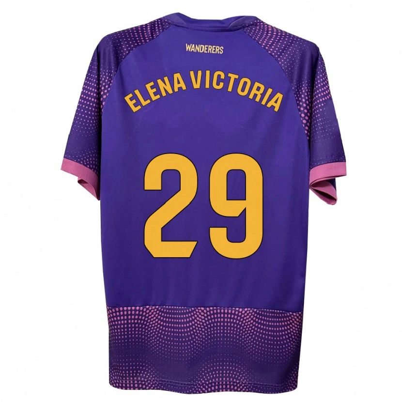 Danxen Herren Elena Victoria Mas Berna #29 Lila Weiß Rosa Auswärtstrikot Trikot 2026/27 T-Shirt Schweiz