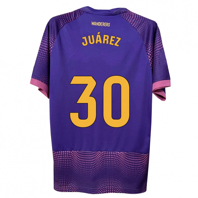 Danxen Herren Salva Juárez #30 Lila Weiß Rosa Auswärtstrikot Trikot 2026/27 T-Shirt Schweiz