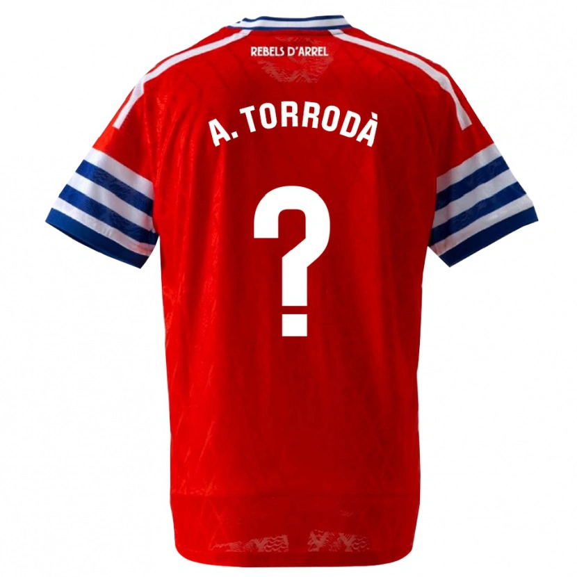 Danxen Herren Anna Torrodà Ricard #0 Königsblau Rot Auswärtstrikot Trikot 2026/27 T-Shirt Schweiz