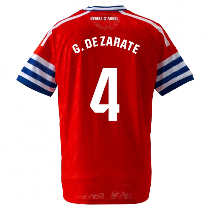 Danxen Herren Urko González De Zárate #4 Königsblau Rot Auswärtstrikot Trikot 2026/27 T-Shirt Schweiz