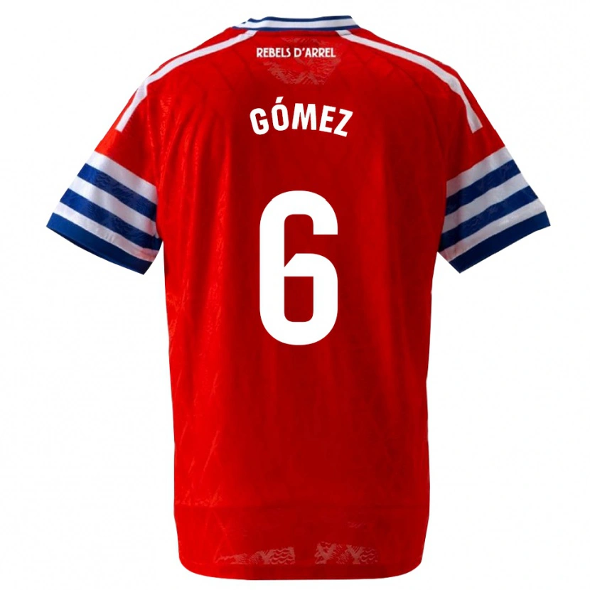 Danxen Herren Ferran Gómez #6 Königsblau Rot Auswärtstrikot Trikot 2026/27 T-Shirt Schweiz