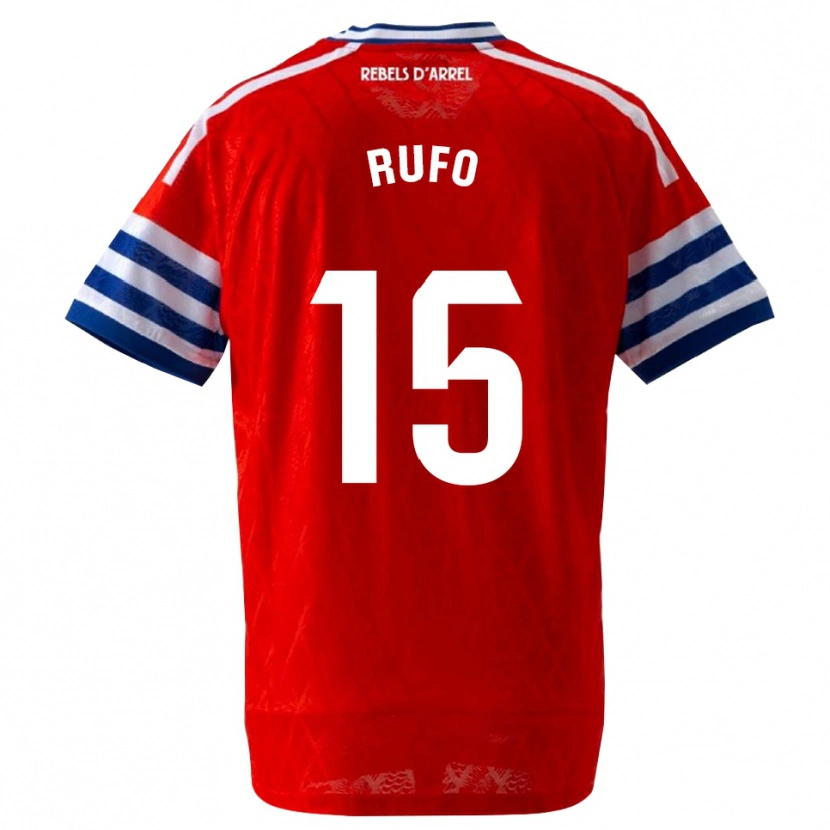 Danxen Herren Xavi Rufo #15 Königsblau Rot Auswärtstrikot Trikot 2026/27 T-Shirt Schweiz