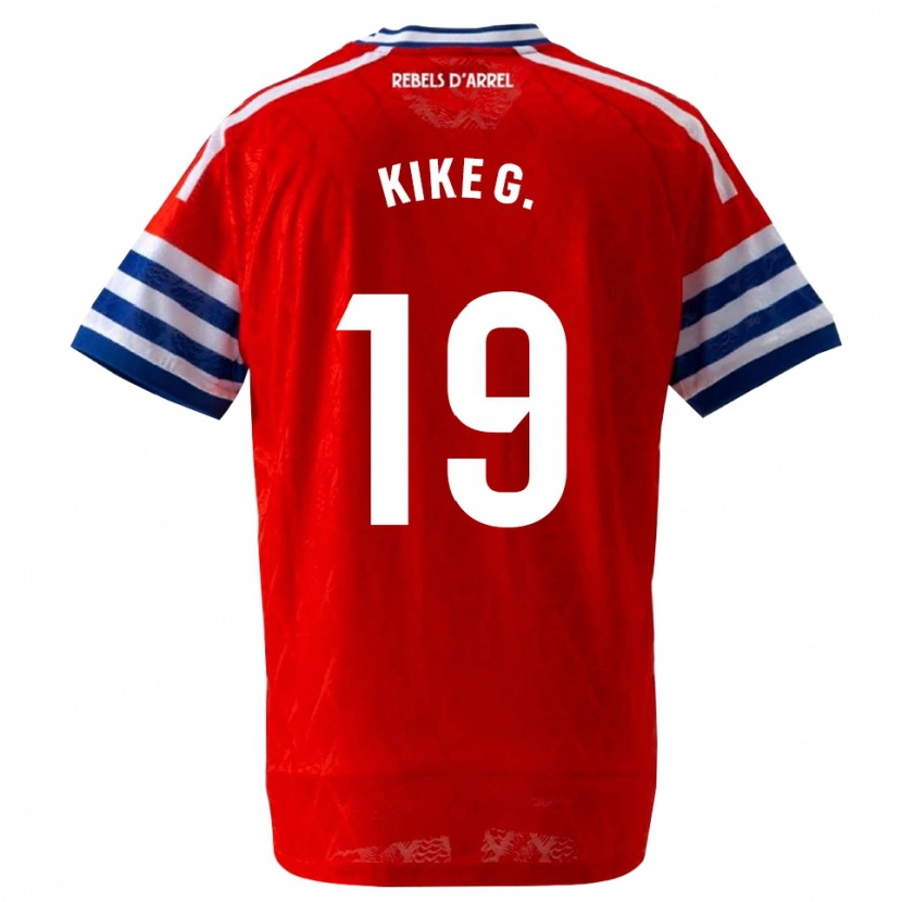 Danxen Herren Kike García #19 Königsblau Rot Auswärtstrikot Trikot 2026/27 T-Shirt Schweiz