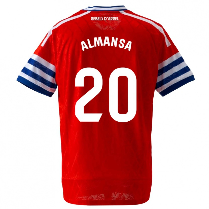 Danxen Herren Alex Almansa #20 Königsblau Rot Auswärtstrikot Trikot 2026/27 T-Shirt Schweiz
