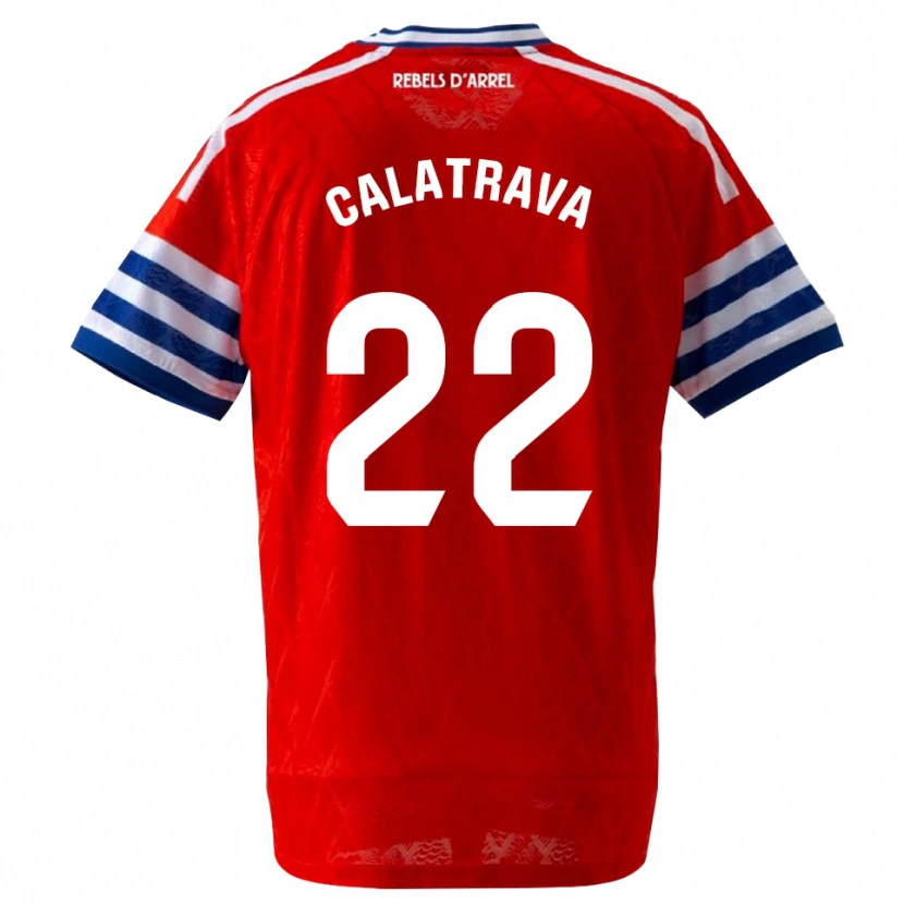Danxen Herren Álex Calatrava #22 Königsblau Rot Auswärtstrikot Trikot 2026/27 T-Shirt Schweiz
