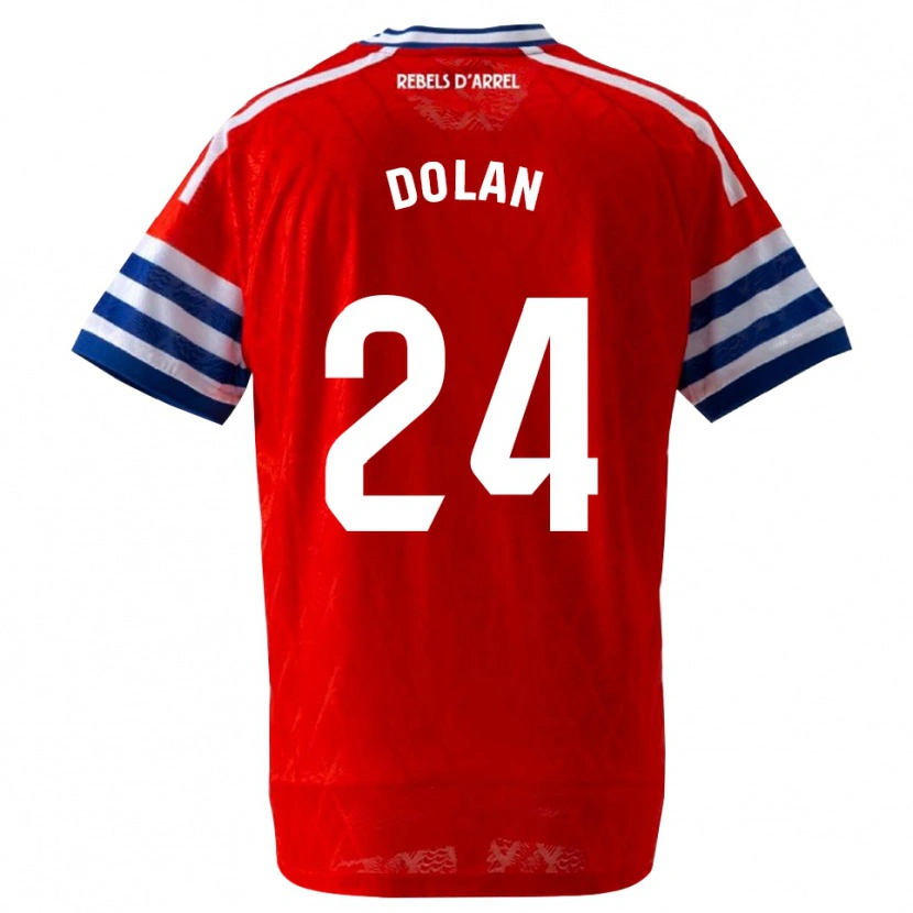 Danxen Herren Tyrhys Dolan #24 Königsblau Rot Auswärtstrikot Trikot 2026/27 T-Shirt Schweiz