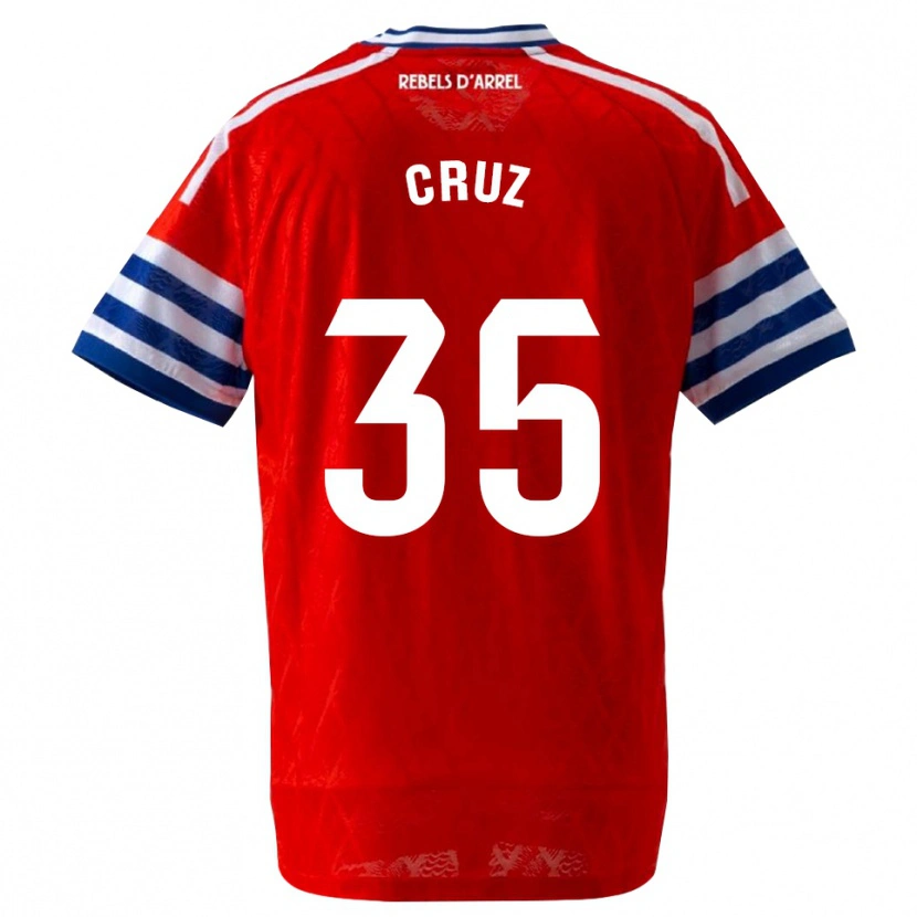 Danxen Herren Denis Cruz #35 Königsblau Rot Auswärtstrikot Trikot 2026/27 T-Shirt Schweiz