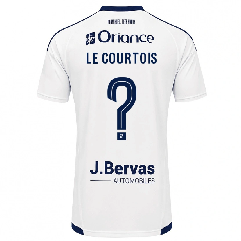 Danxen Herren Loan Le Courtois #0 Marineweiß Auswärtstrikot Trikot 2026/27 T-Shirt Schweiz