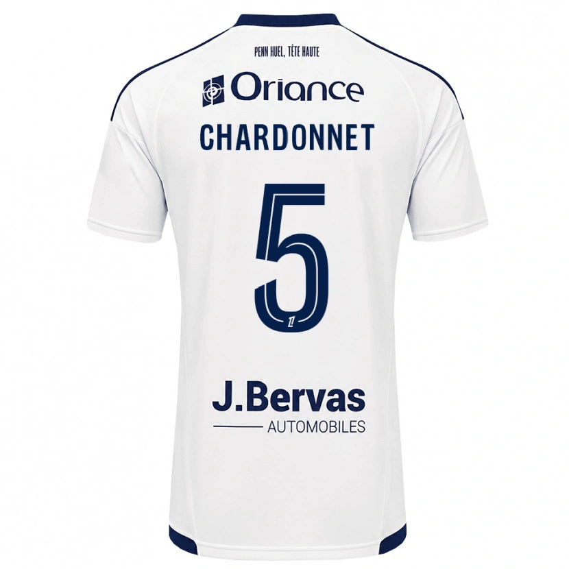 Danxen Herren Brendan Chardonnet #5 Marineweiß Auswärtstrikot Trikot 2026/27 T-Shirt Schweiz