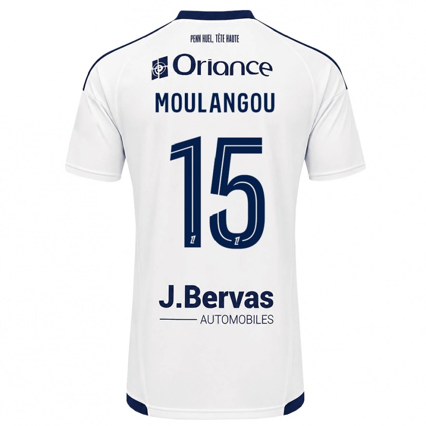 Danxen Herren Kenan Moulangou #15 Marineweiß Auswärtstrikot Trikot 2026/27 T-Shirt Schweiz
