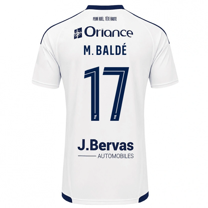 Danxen Herren Mama Baldé #17 Marineweiß Auswärtstrikot Trikot 2026/27 T-Shirt Schweiz
