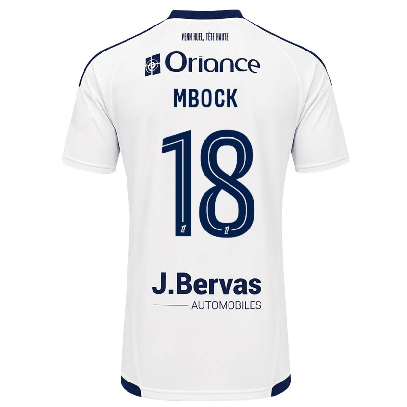 Danxen Herren Hianga'a Mbock #18 Marineweiß Auswärtstrikot Trikot 2026/27 T-Shirt Schweiz
