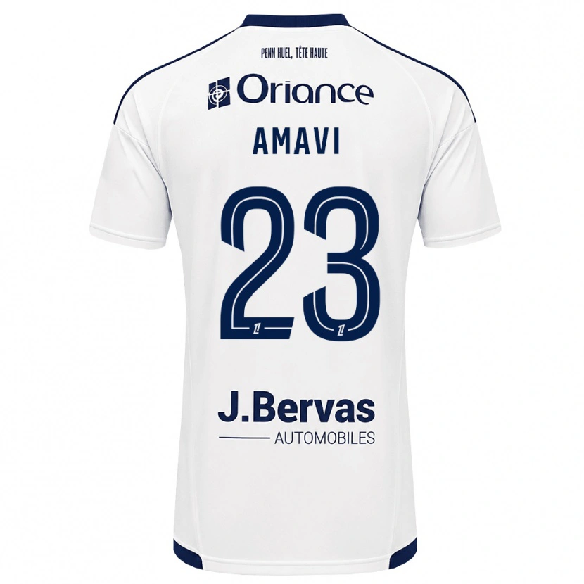 Danxen Herren Jordan Amavi #23 Marineweiß Auswärtstrikot Trikot 2026/27 T-Shirt Schweiz