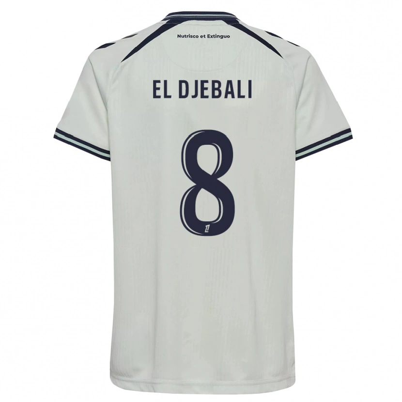 Danxen Herren Rayan El Djebali #8 Mitternachtsblau Weiß Auswärtstrikot Trikot 2026/27 T-Shirt Schweiz