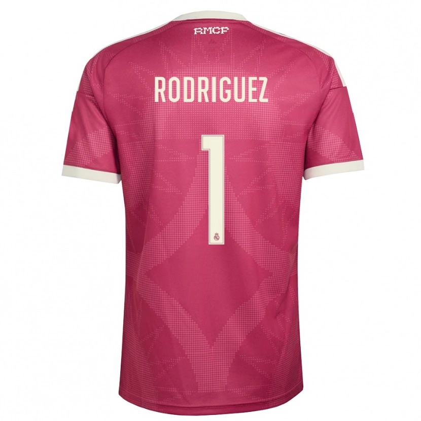 Danxen Herren Misa Rodriguez #1 Blassviolett Rot Weiß Ausweichtrikot Trikot 2026/27 T-Shirt Schweiz