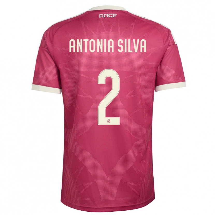 Danxen Herren Antônia Silva #2 Blassviolett Rot Weiß Ausweichtrikot Trikot 2026/27 T-Shirt Schweiz