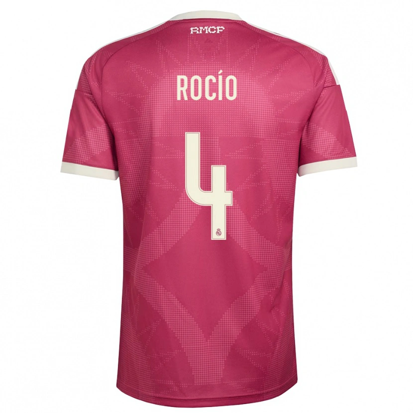 Danxen Herren Rocío Gálvez #4 Blassviolett Rot Weiß Ausweichtrikot Trikot 2026/27 T-Shirt Schweiz