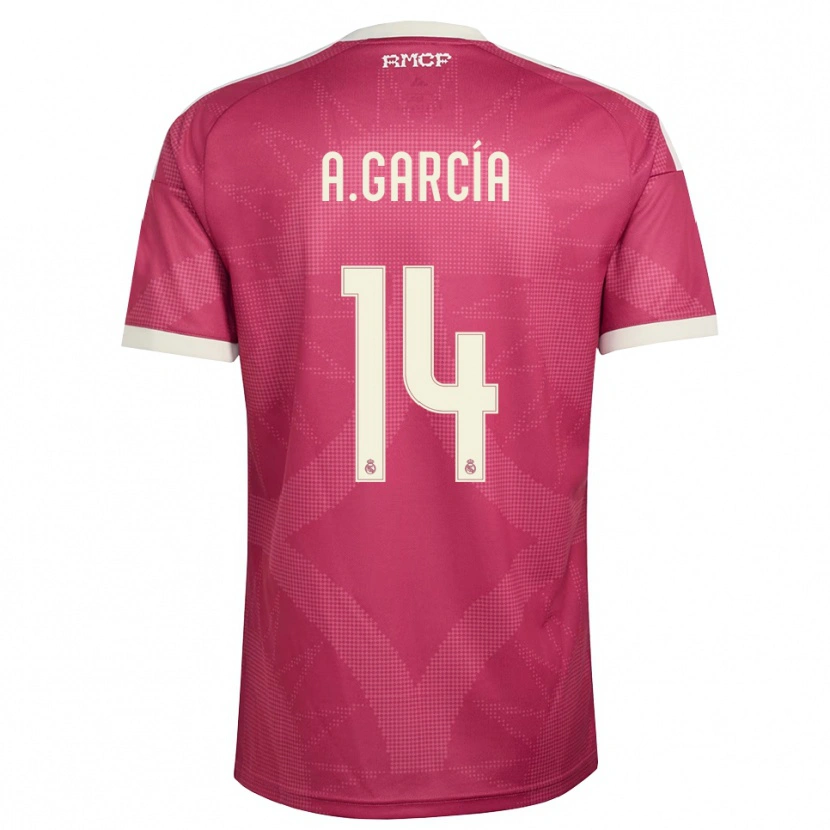 Danxen Herren Aimar García #14 Blassviolett Rot Weiß Ausweichtrikot Trikot 2026/27 T-Shirt Schweiz