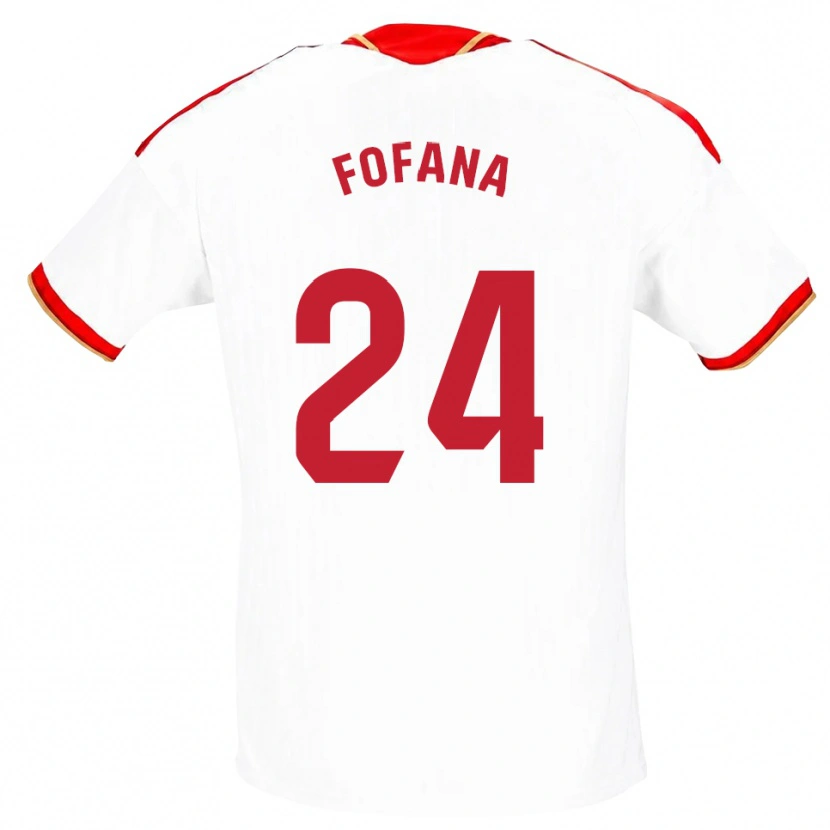 Danxen Herren Youssouf Fofana #24 Weiß Rot Heimtrikot Trikot 2026/27 T-Shirt Schweiz