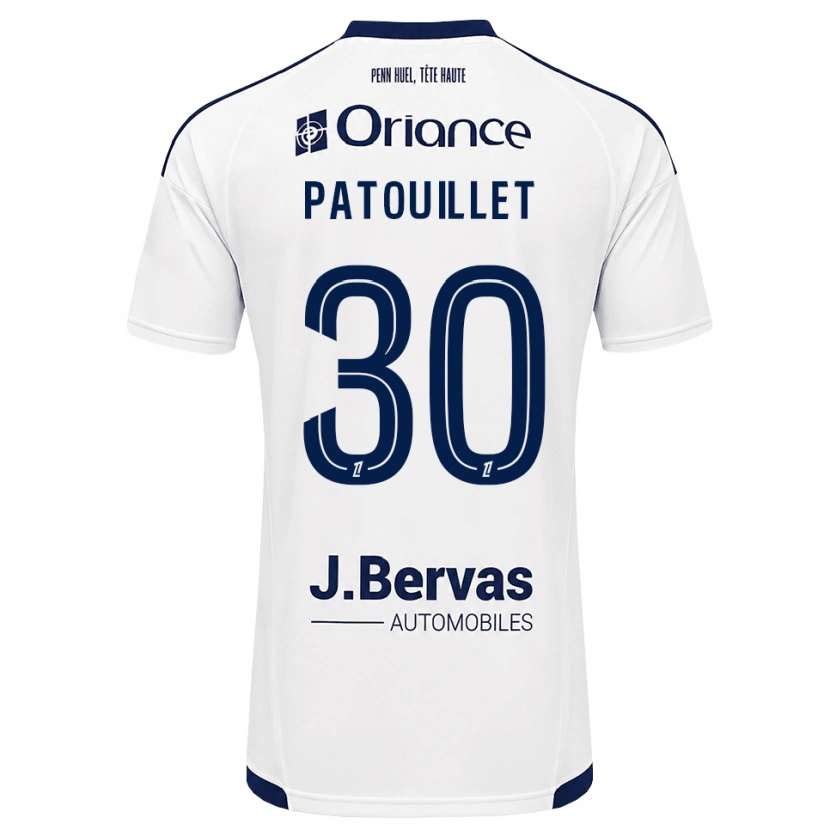 Danxen Herren Mathieu Patouillet #30 Marineweiß Auswärtstrikot Trikot 2026/27 T-Shirt Schweiz