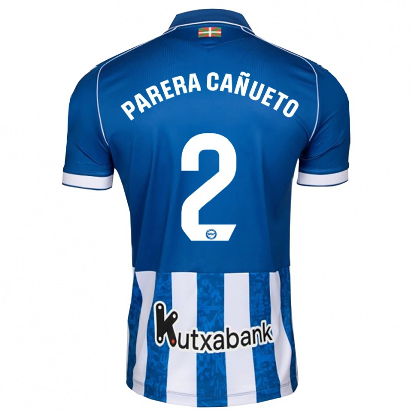 Danxen Damen Laia Parera Cañueto #2 Blau Weiß Schwarz Heimtrikot Trikot 2026/27 T-Shirt Schweiz