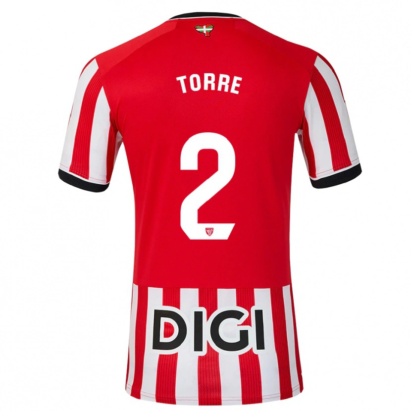 Danxen Damen Maddi Torre #2 Rot Schwarz Weiß Heimtrikot Trikot 2026/27 T-Shirt Schweiz