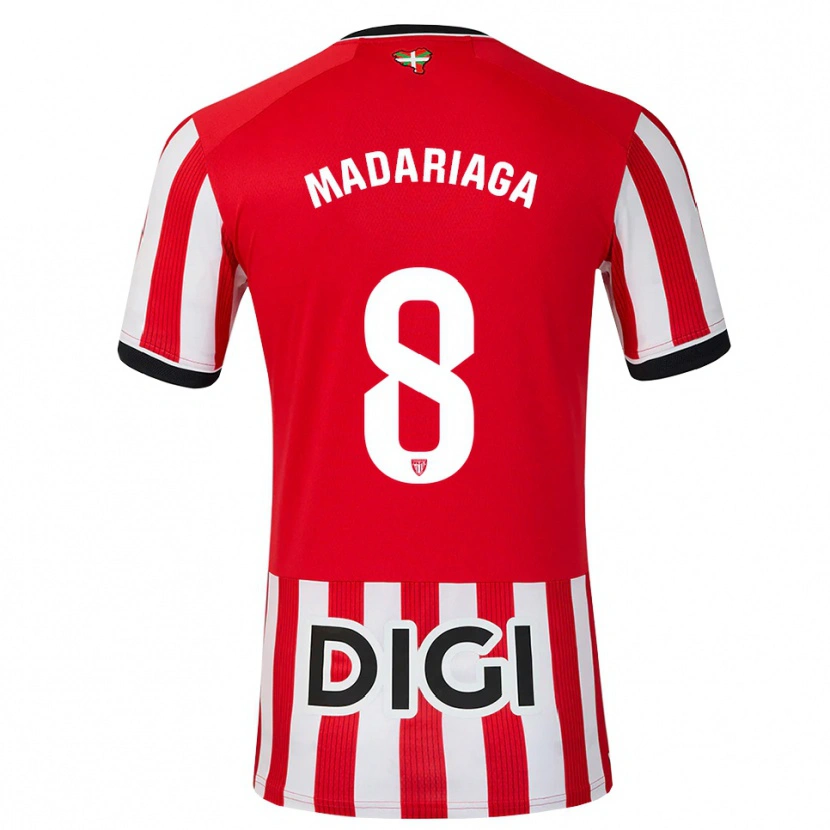 Danxen Damen Joan Madariaga #8 Rot Schwarz Weiß Heimtrikot Trikot 2026/27 T-Shirt Schweiz