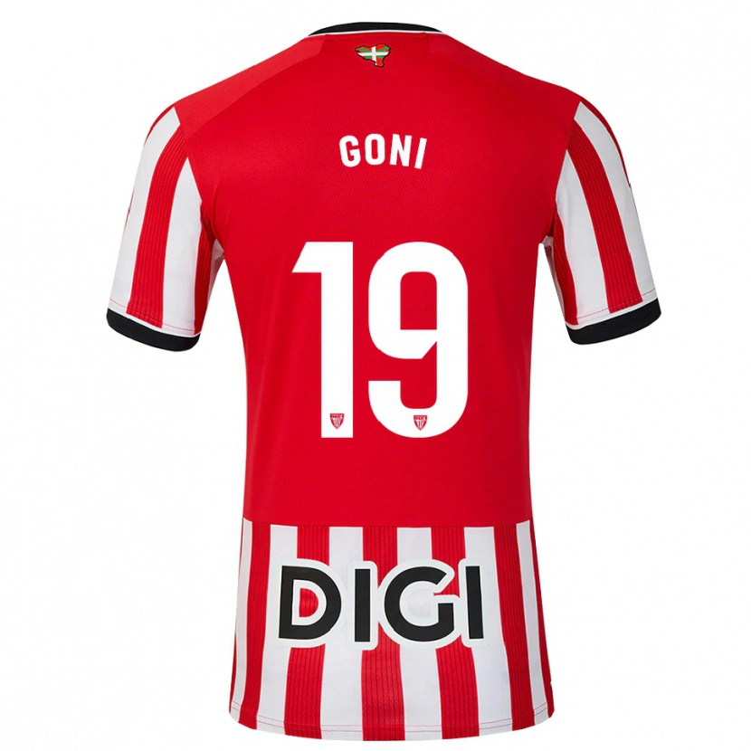 Danxen Damen Marcos Goñi #19 Rot Schwarz Weiß Heimtrikot Trikot 2026/27 T-Shirt Schweiz