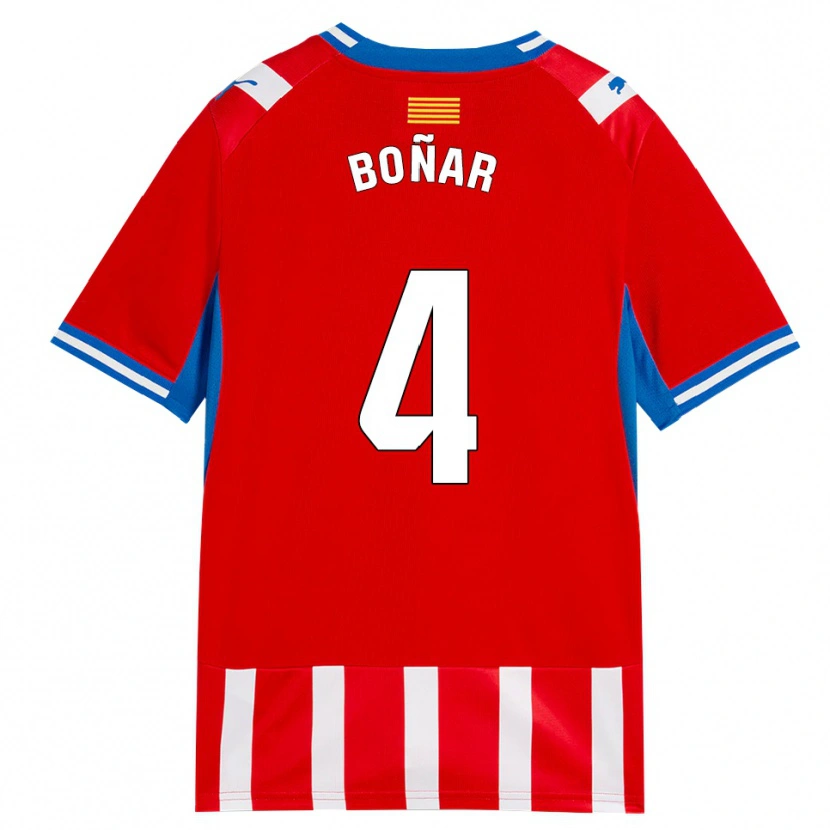 Danxen Damen Javier Boñar #4 Rot Weiß Himmelblau Heimtrikot Trikot 2026/27 T-Shirt Schweiz