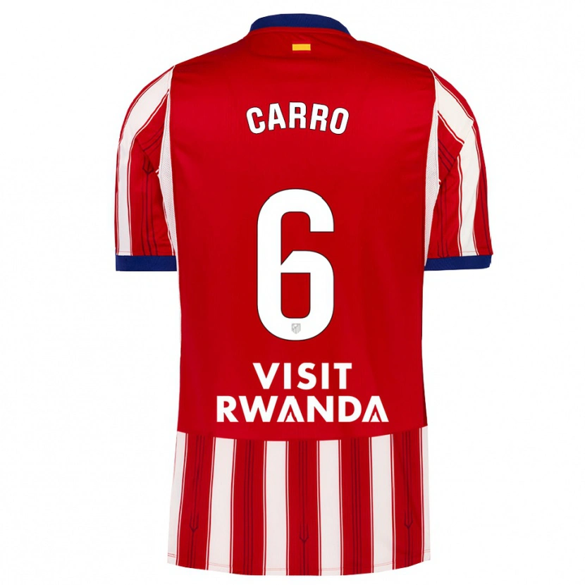 Danxen Damen Mikel Carro #6 Königsblau Rot Weiß Heimtrikot Trikot 2026/27 T-Shirt Schweiz