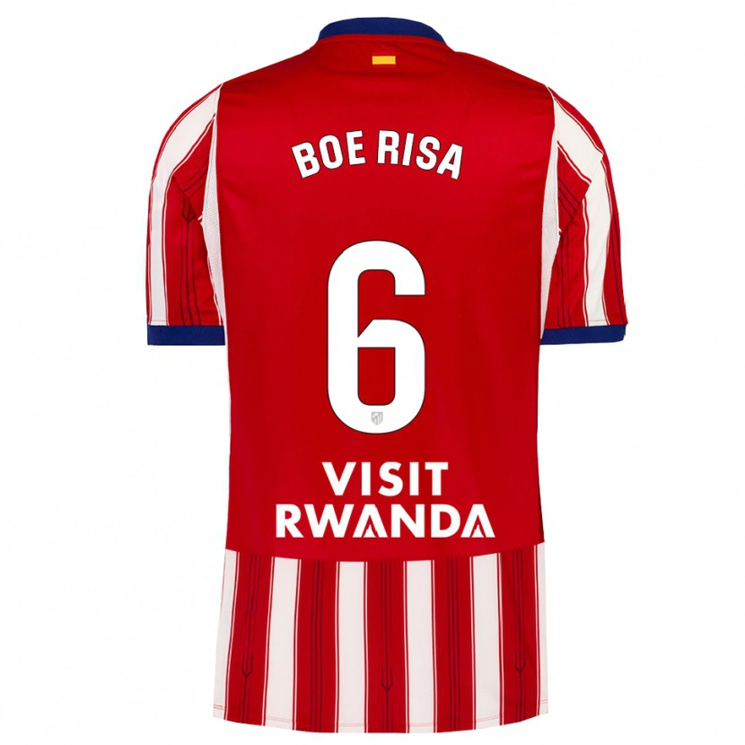 Danxen Damen Vilde Bøe Risa #6 Königsblau Rot Weiß Heimtrikot Trikot 2026/27 T-Shirt Schweiz