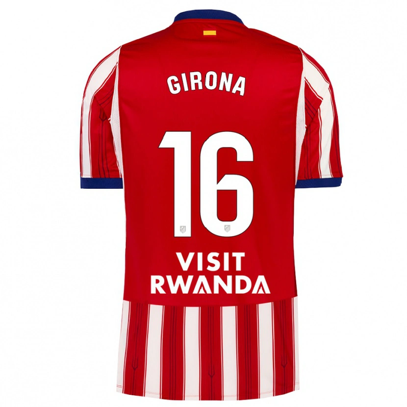 Danxen Damen Raúl Girona #16 Königsblau Rot Weiß Heimtrikot Trikot 2026/27 T-Shirt Schweiz