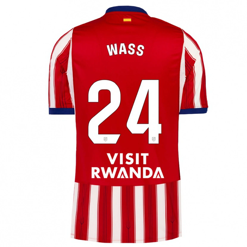 Danxen Damen Daniel Wass #24 Königsblau Rot Weiß Heimtrikot Trikot 2026/27 T-Shirt Schweiz