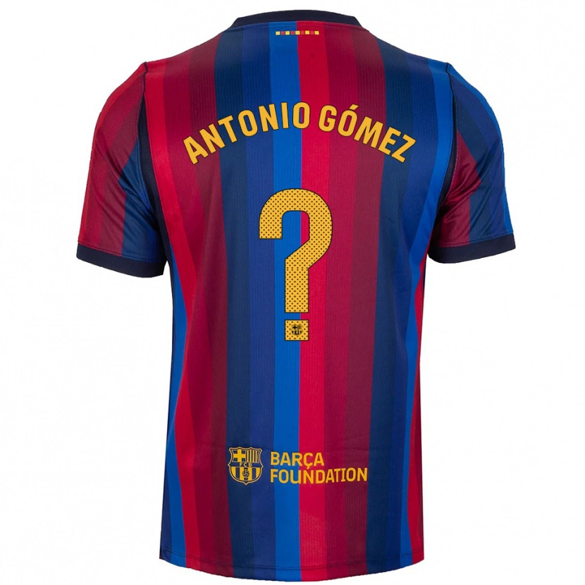 Danxen Damen Antonio Gómez #0 Königsblau Rot Gelb Heimtrikot Trikot 2026/27 T-Shirt Schweiz