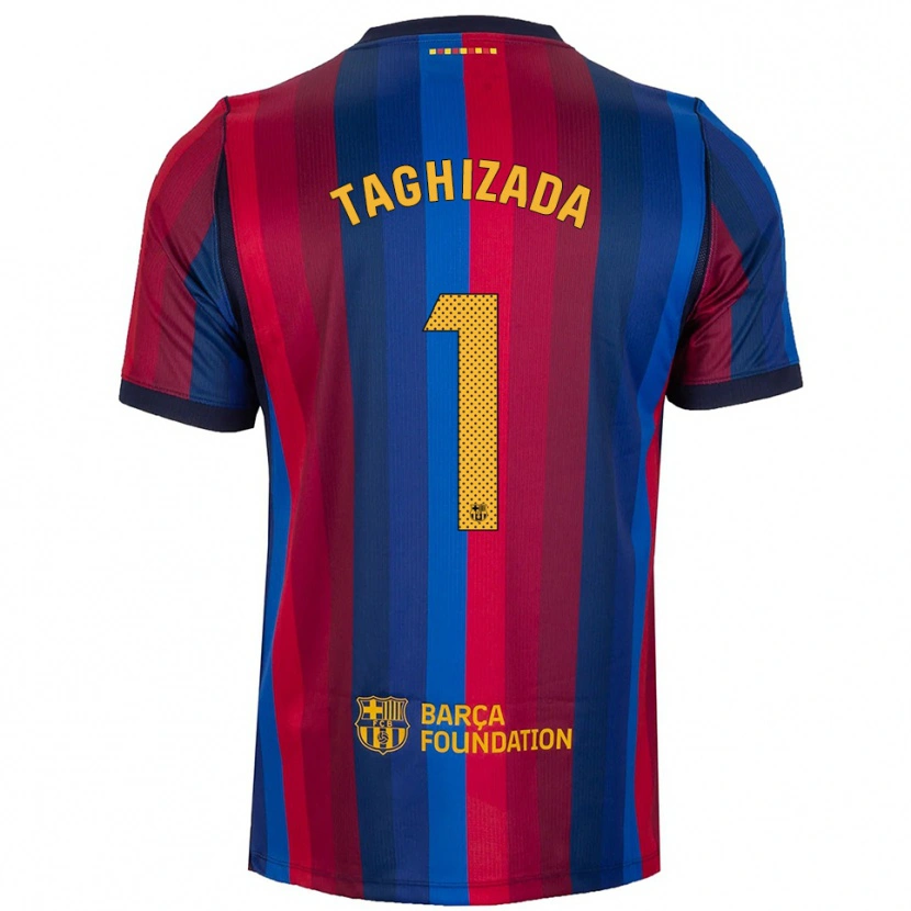 Danxen Damen Eldar Taghizada #1 Königsblau Rot Gelb Heimtrikot Trikot 2026/27 T-Shirt Schweiz