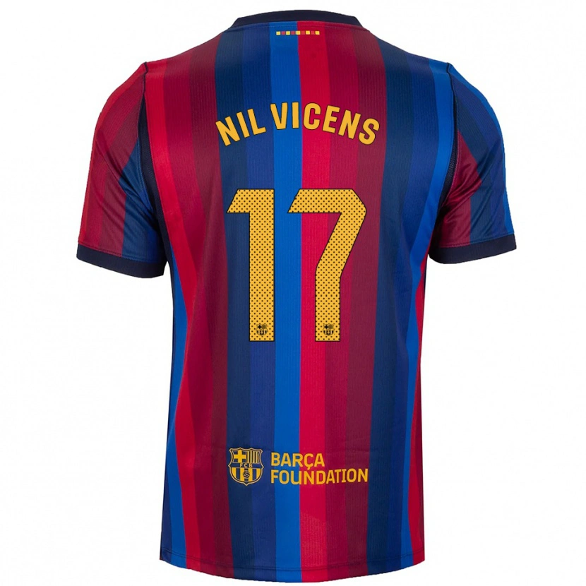 Danxen Damen Nil Vicens #17 Königsblau Rot Gelb Heimtrikot Trikot 2026/27 T-Shirt Schweiz